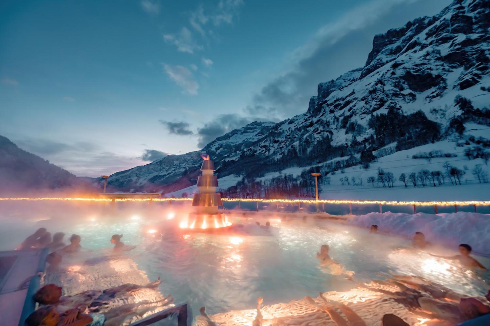 Hotel Alpenblick-Leukerbad-Therme Экстерьер фото